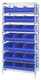 Stackable Shelf Bin Wire Shelving Packages WR8-445