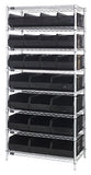 Stackable Shelf Bin Wire Shelving Packages WR8-483485