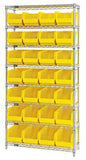 14"W x 36"L x 74"H, 8 Shelf Unit