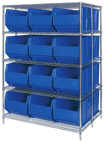 Rack Bin Container Wire Shelving System 42